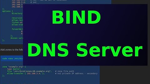 Setup DNS BIND on Ubuntu Linux