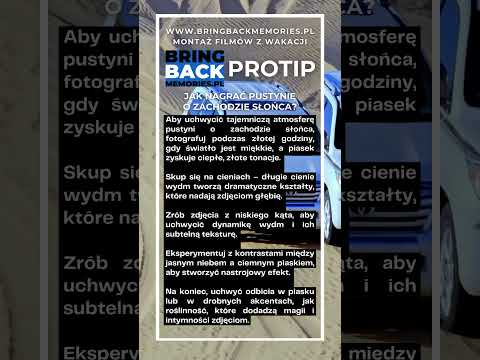 Jak nagrać pustynię o zachodzie słońca - PROTIP - Jak nagrywać film z wakacji? #podróże #shorts