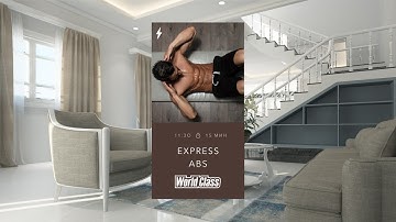 EXPRESS ABS с Андреем Андреевым | 26 апреля 2020 | Онлайн-тренировки World Class