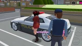 Sakura// destroying police station part-4 #sakuraschoolsimulator #youtubeshorts #shortvideo #gaming