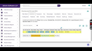 How to Correct Loan Installments in Jainam Software | Fix Wrong Entries Easily