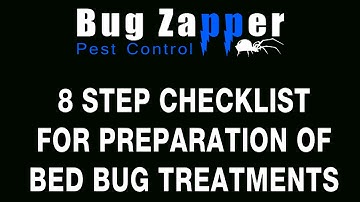 Bed Bug Service Checklist | Bug Zapper Pest Control