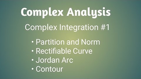 Complex Analysis ||Complex Integration#1