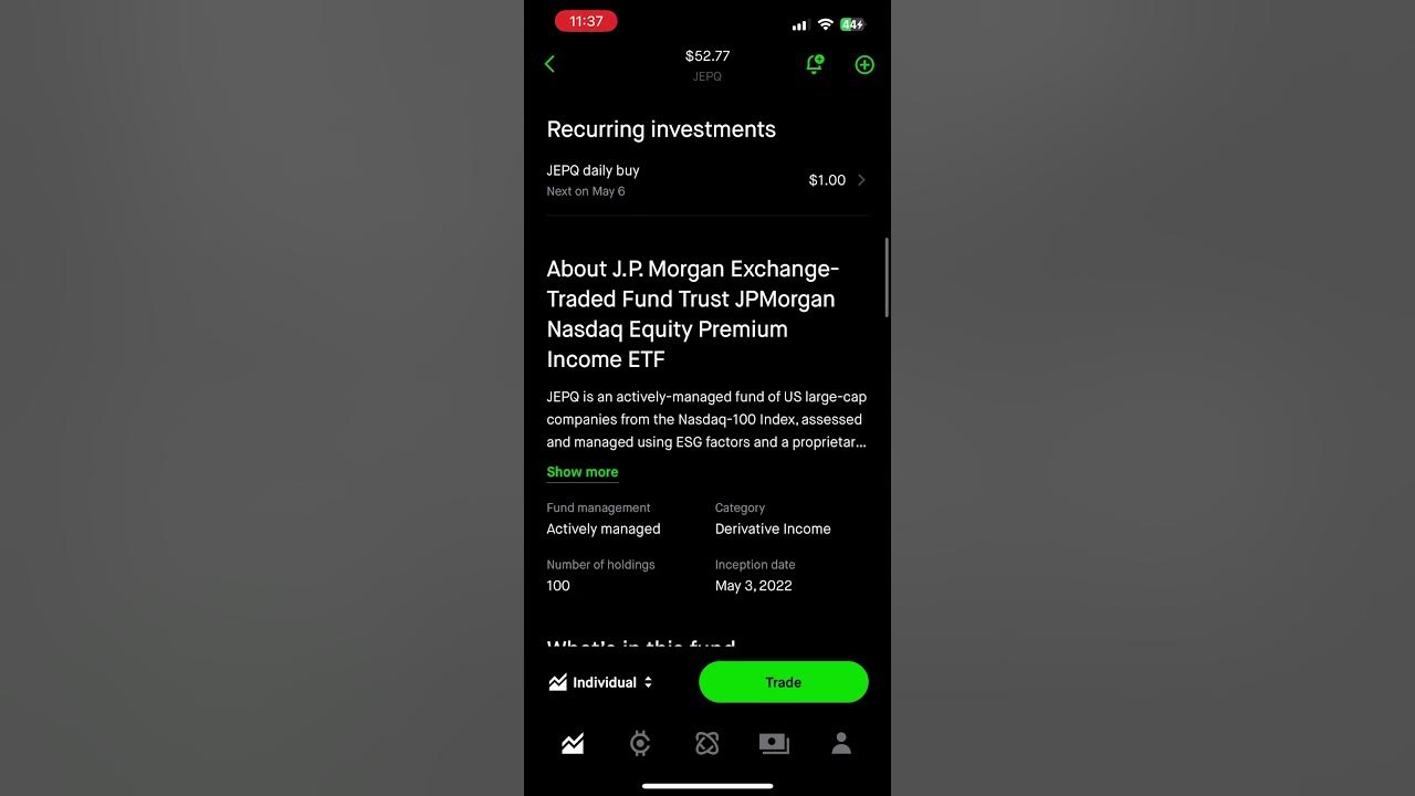 JEPQ High-Dividend ETF Summary & Growth 2022 - Present! - YouTube