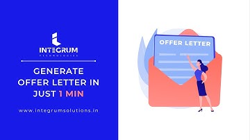 Offer letter generation in just 1 minute