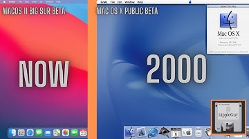Using Apple’s first Mac OS X version (BETA!) from 2000!