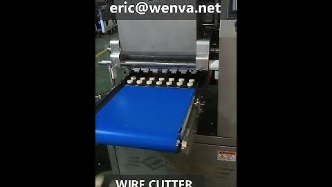WENVA RH400 cookie machine, wire cutter & depositor