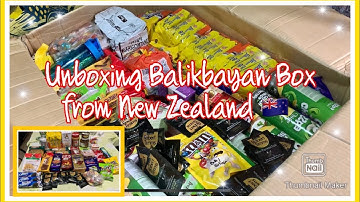UNBOXING BALIKBAYAN BOX FROM NEW ZEALAND 🇳🇿(Ang Daming chocolates 😀🍫🍫🍫)
