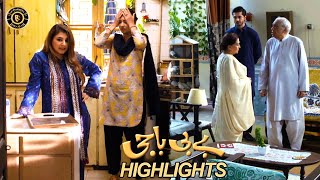 Baby Baji Episode 16 | Highlights | Javeria Saud | Aina Asif | Fazal Hussain | Top Pakistani Drama