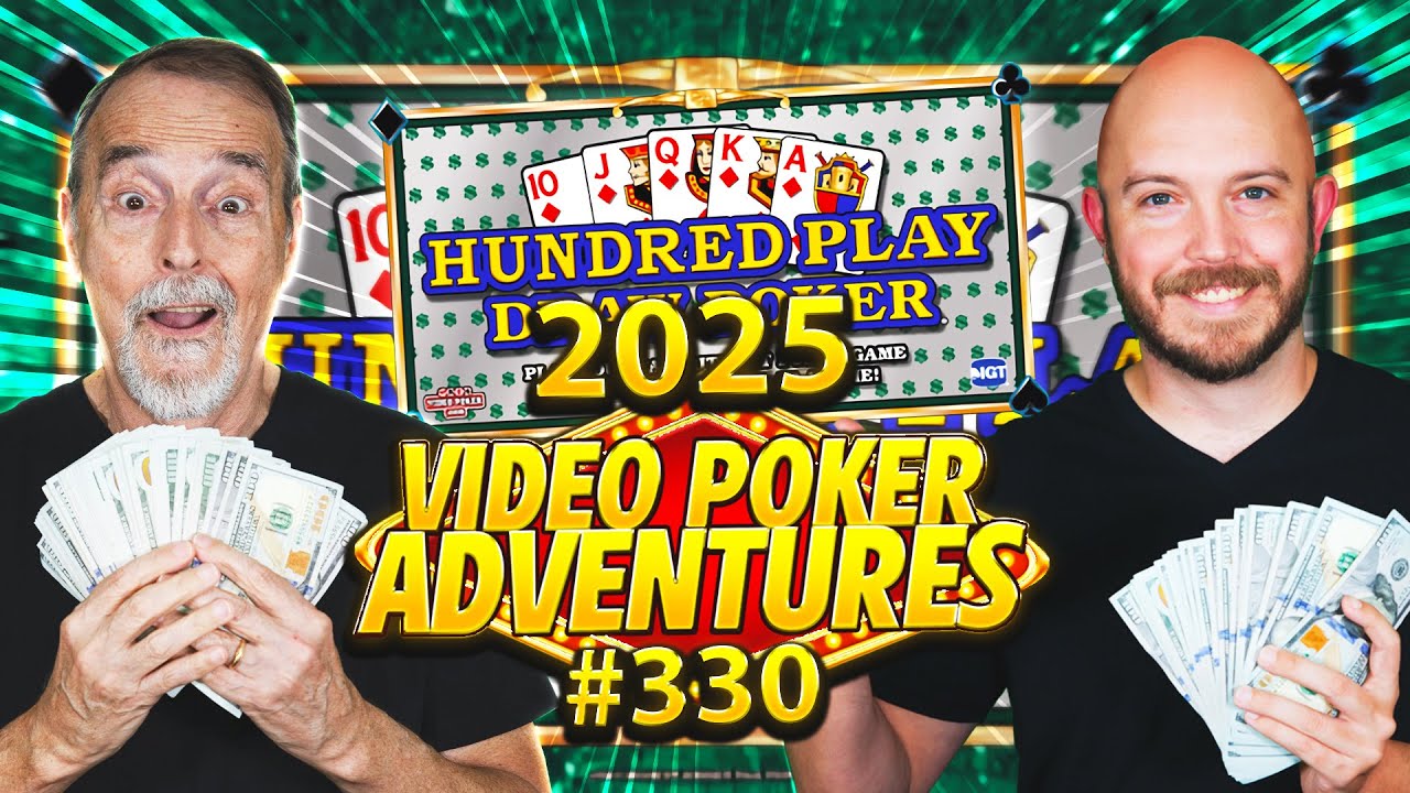 Swinging for the Fences on 100-Play Video Poker! ⚾🎰 - YouTube