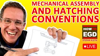 Famous Mechanical Assembly and Hatching Conventions Wealth