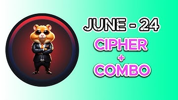 Hamster Kombat Daily Combo June 24 + Cipher (Morse Code)