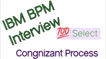 Cognizant latest IBM BPM Interview || 100% Select || IBM BPM || IBM BAW @ChennaiFolksTraining