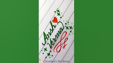 Ansh Verma Name Art #shorts #ytshorts