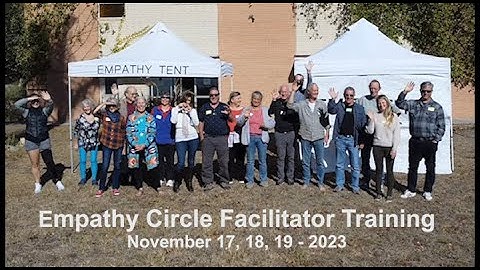 Empathy Circle Facilitator Training at The Empathy Center: Nov 17-19, 2023