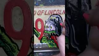 Weirdo Hand Painted In Fast Forward #shorts #hotrod #lowbrow #pinstripe