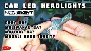 Maliwanag ba at Matibay ba ang NovSight Car LED Headlights? Update & Installation