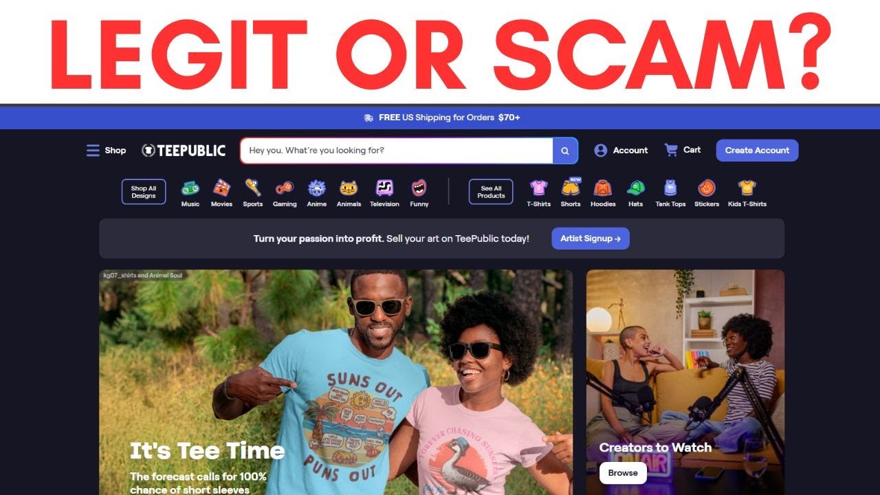 TeePublic.com Reviews – Is TeePublic Legit or Scam?