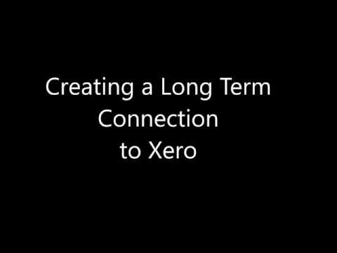 Long Term Connection to Xero