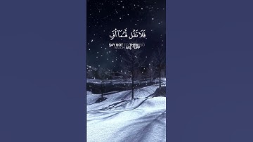 سورة الإسراء الآية 23 و 24 بصوت القارئ محمد الفقيه