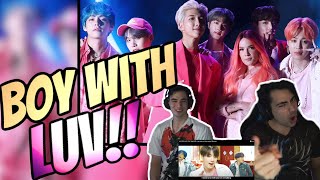 BTS (방탄소년단) '작은 것들을 위한 시 (Boy With Luv) (feat. Halsey)' Official MV (Reaction)