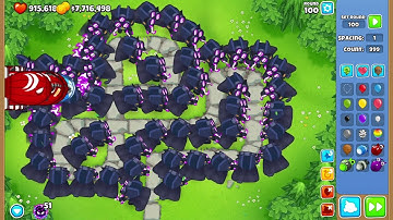 2 0 4 SUPER MONKEY DARK CHAMPION VS 999 BFB BTD6 Bloons Tower Defence 6