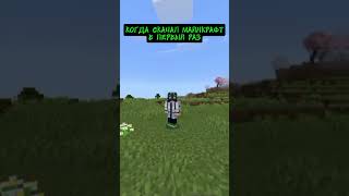 КОГДА СКАЧАЛ МАЙНКРАФТ В ПЕРВЫЙ РАЗ #майнкрафт #minecraft #мем #лололошка #прикол