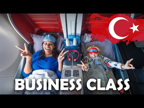Colombo to Turkey අහසේ නිදා ගත්තා Turkish Airline Business Class
