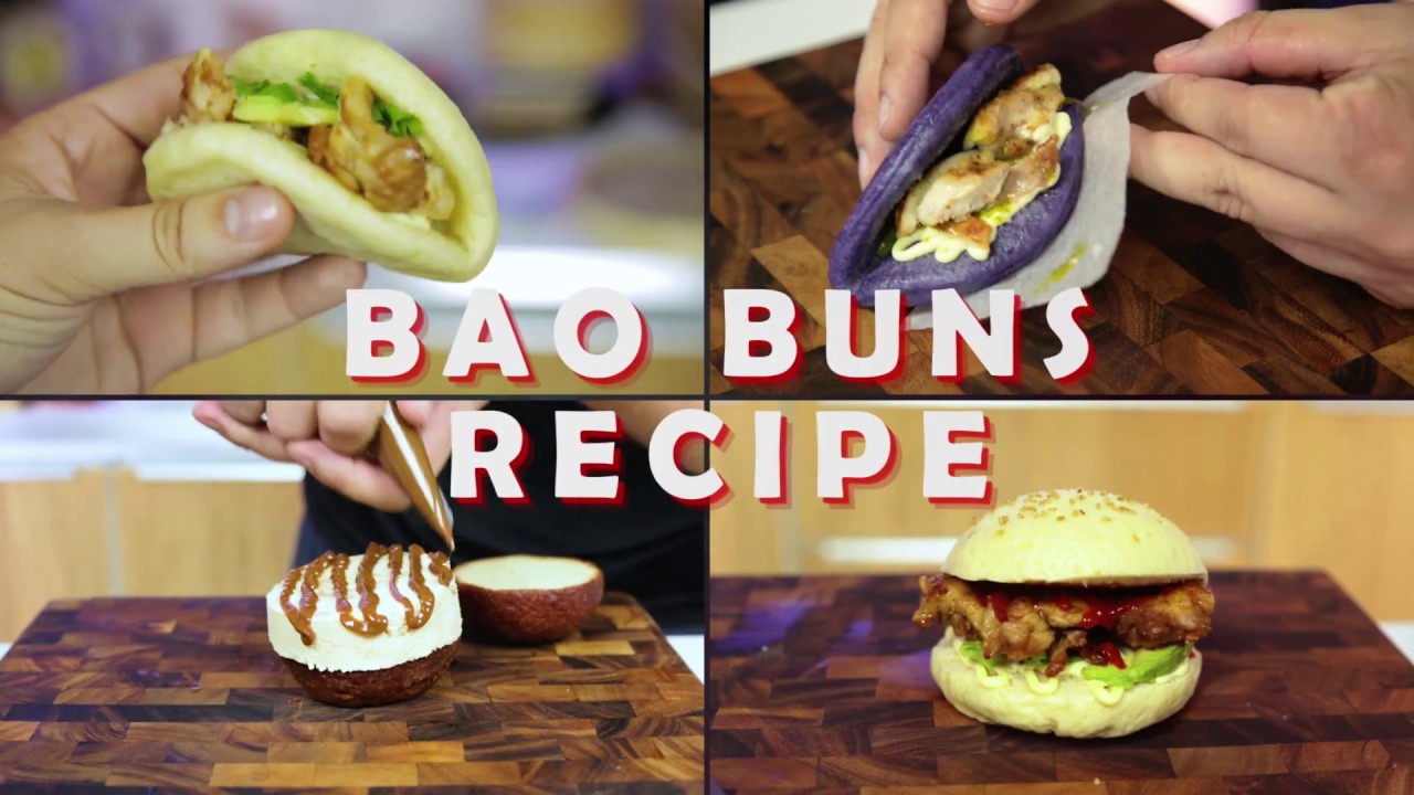 Bao Buns Recipe - Chinese Steam Buns | How To Make Sushi