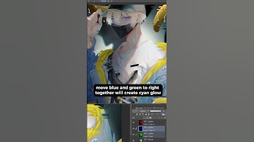 Art tip for chromatic aberration but ✨better✨| CLIP STUDIO PAINT #fyp #clipstudiopaint #artshorts