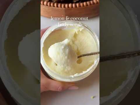 “Coconut Body Scrub ✨ 1 Use Mein Nikhar – Baby Soft Skin Guaranteed!”#skincare #beauty #viral
