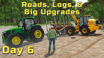 FS25 Survival Challenge – Part 6 – Logging Upgrades + First Field Plans