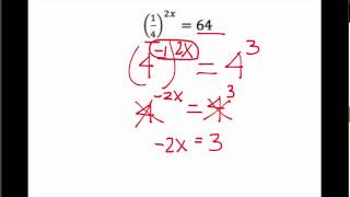 MTH 122 - 5.2 Solving Exponential Equations with Exponent Rules