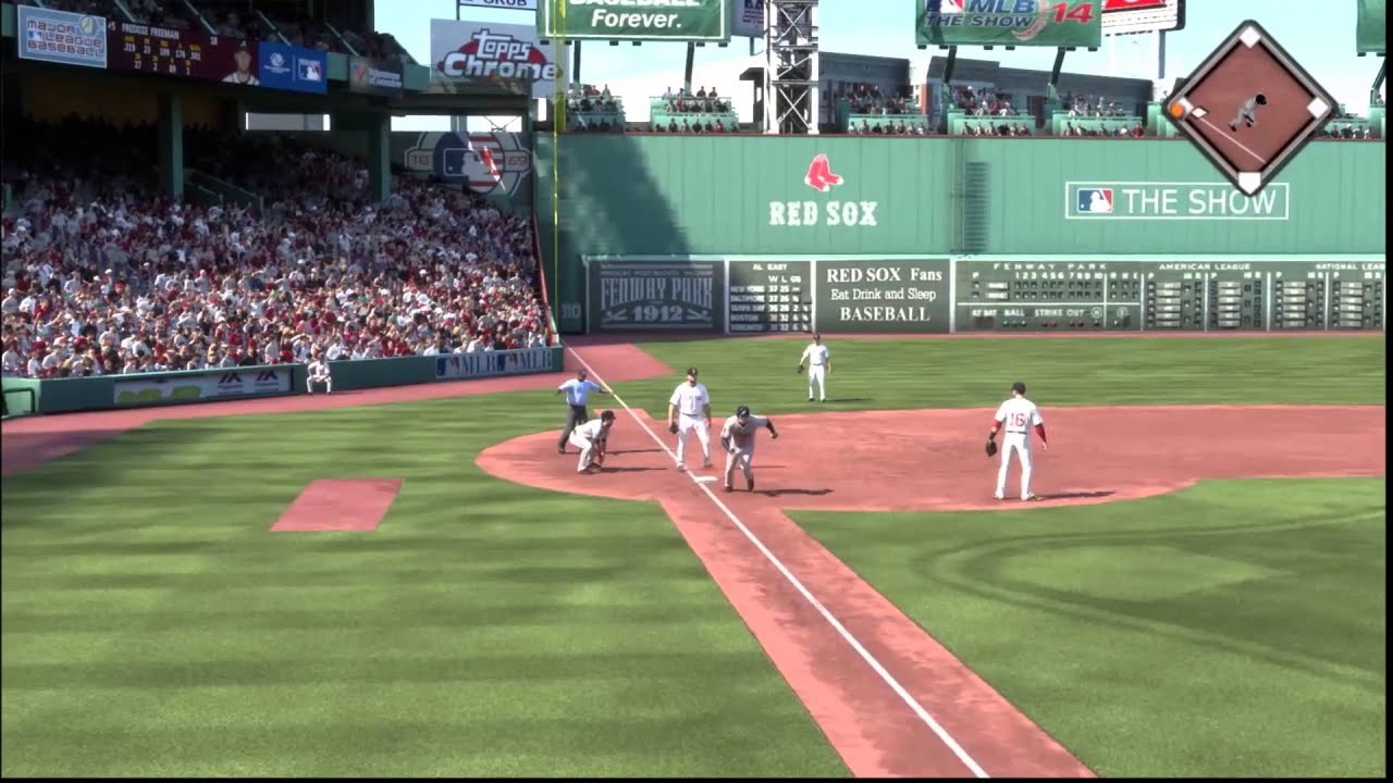 MLB 14 The Show I PS4 Gameplay- Braves @ Red Sox