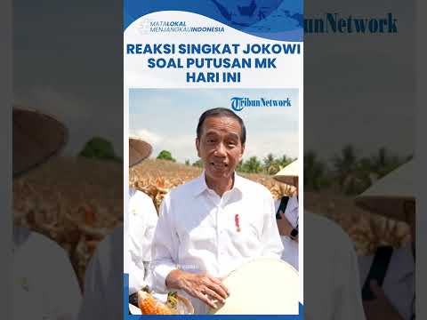 Ditanya soal Putusan MK Hari ini, Presiden Jokowi Jawab Singkat: Itu Wilayahnya MK