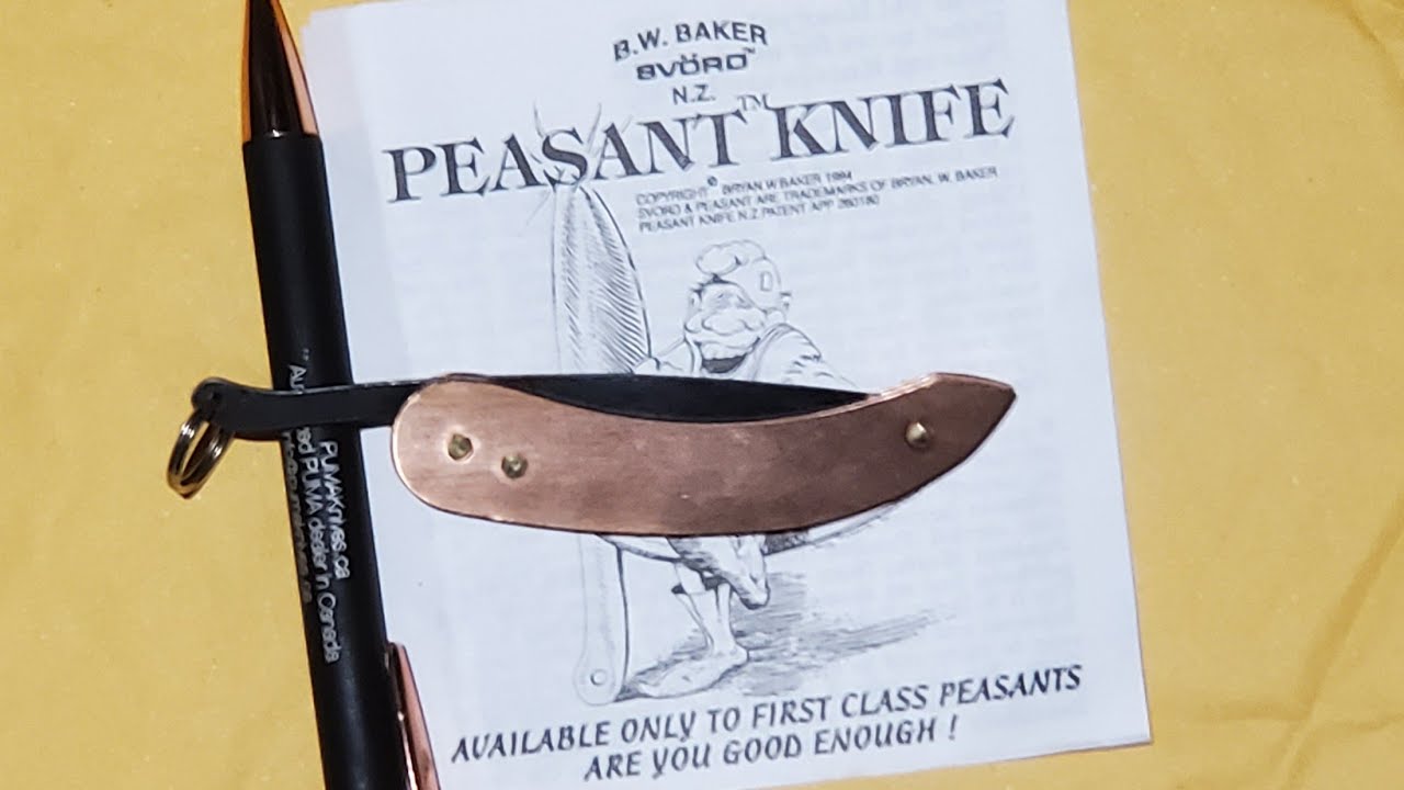 Svörd Micro Copper Peasant Knife unboxing