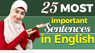 25 Common English Phrases  the most important sentences for daily use