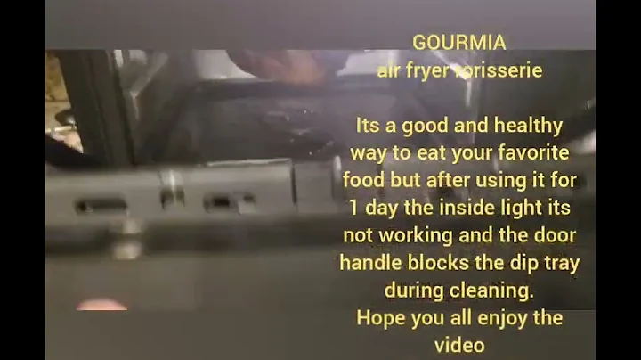 Gourmia Airfryer and rotiserie