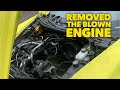 C6 corvette engine removal