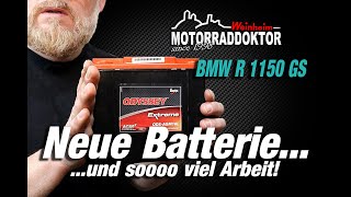 An odyssey! The HAWKER Odyssey ODS AGM PC680 starter battery BMW R 1150 GS | #motorraddoktor