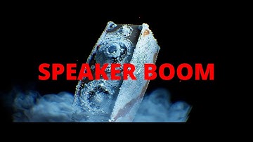 Unreal engine 5.4 - Motion Graphic tools - Ice - Niagara fluids - Speaker BOOM