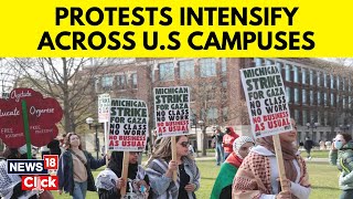 US University Protests | Pro-Palestinian Protests Intensify Across U.S. College Campuses | G18V