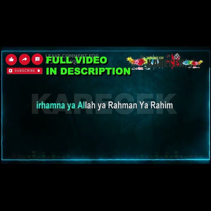 Karaoke Opick Irhamna 4K