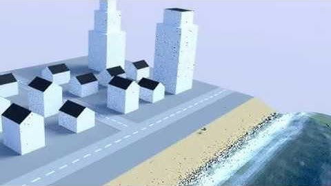 Ocean Shader Tsunami Animation  - Blender Fluid