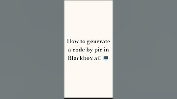 how to generate a code by pic in Blackbox ai! #aitools #blackbox #generatedvideo #ai #anything