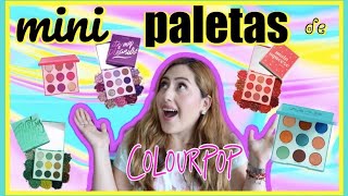 MINI PALETAS DE COLOURPOP main squeeze, its my pleasure, mar, oh la la, just my luck