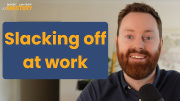 Slacking off at work: is it okay?