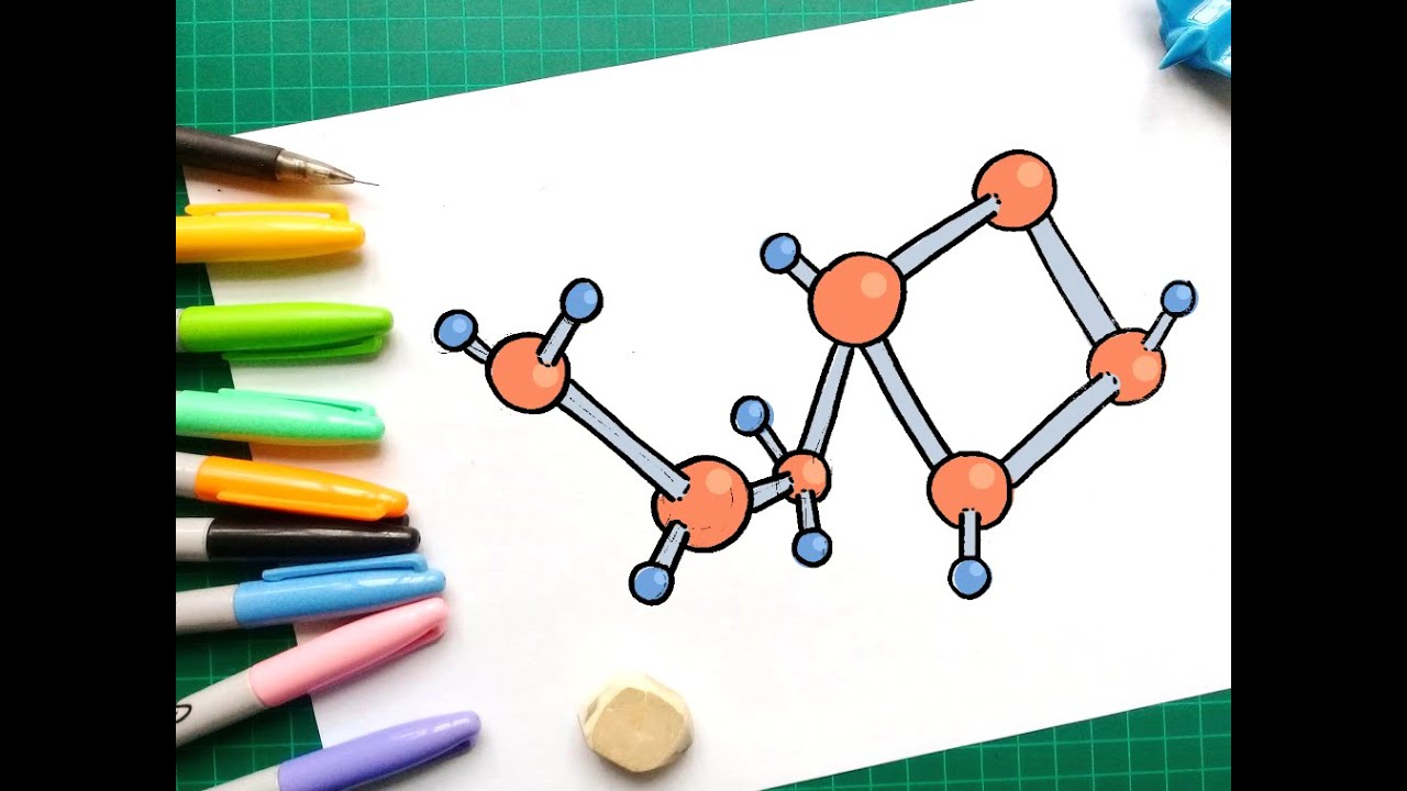 Como Dibujar una Molecula Facil | Dibustrador Studio - thptnganamst.edu.vn
