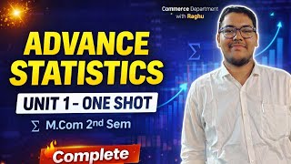 ADVANCE STATISTICAL ANALYSIS | UNIT 1 ONLY THEORY | M.COM 2ND SEM | MGKVP, MVU, HCPGC, ETC | CDR |