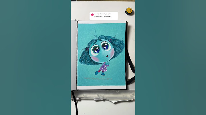 ASMR Drawing Envy from Inside out 2 #sketchbook #asmrart #disneyart